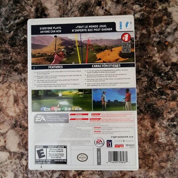 Wii Tiger  Woods PGA Tour All Play Video Game - Picture 2 of 3